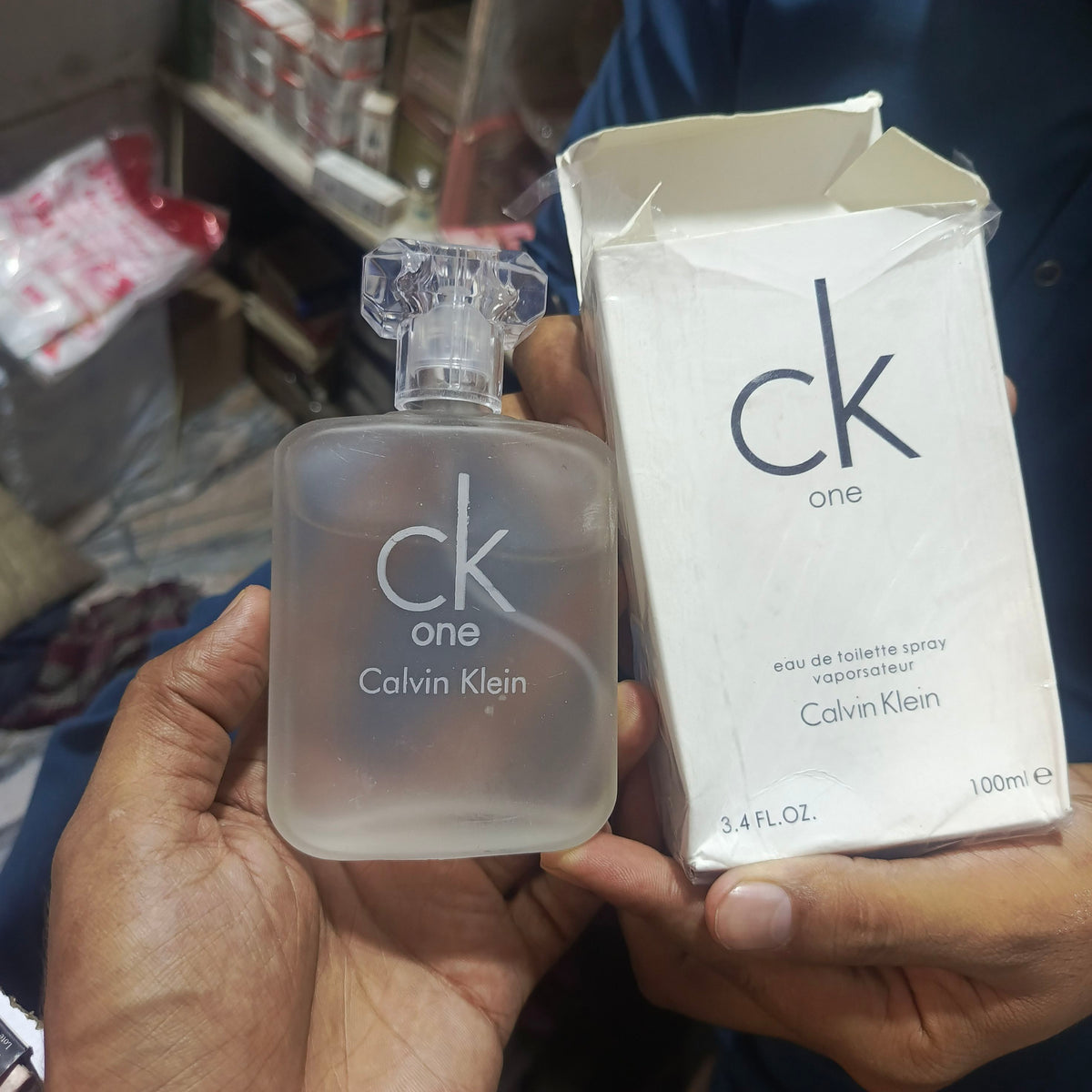 Calvin Klein CK One Eau De Toilette Spray Perfume – 100ml / 3.4 FL. OZ