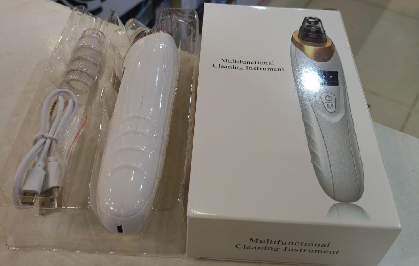 5 In 1 Blackhead Remover Machine Rechargeable Pore Cleaner - Skincare Device Designed For Pore Cleansing And Daily Beauty