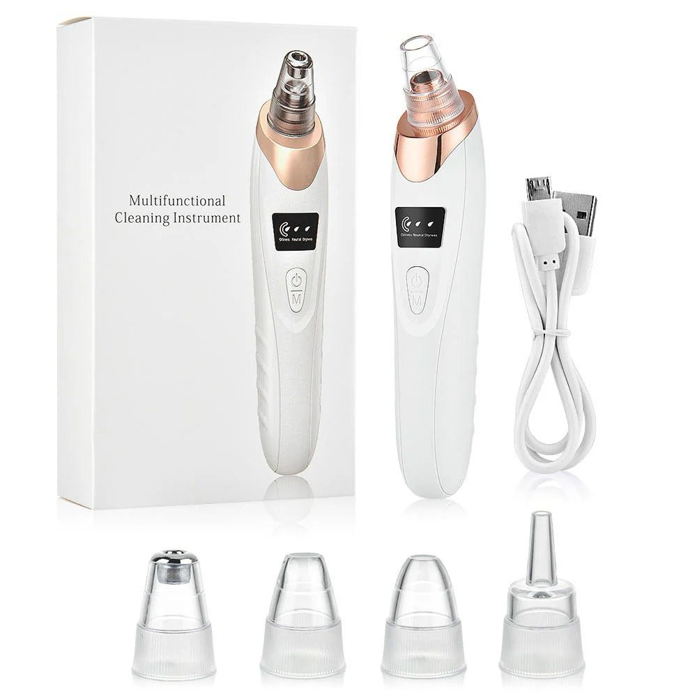5 In 1 Blackhead Remover Machine Rechargeable Pore Cleaner - Skincare Device Designed For Pore Cleansing And Daily Beauty