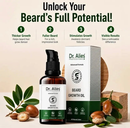 Dr Alies Professional Beard Oil - Grooming Product Designed For Beard Care And Daily Maintenance Routine - 30ML